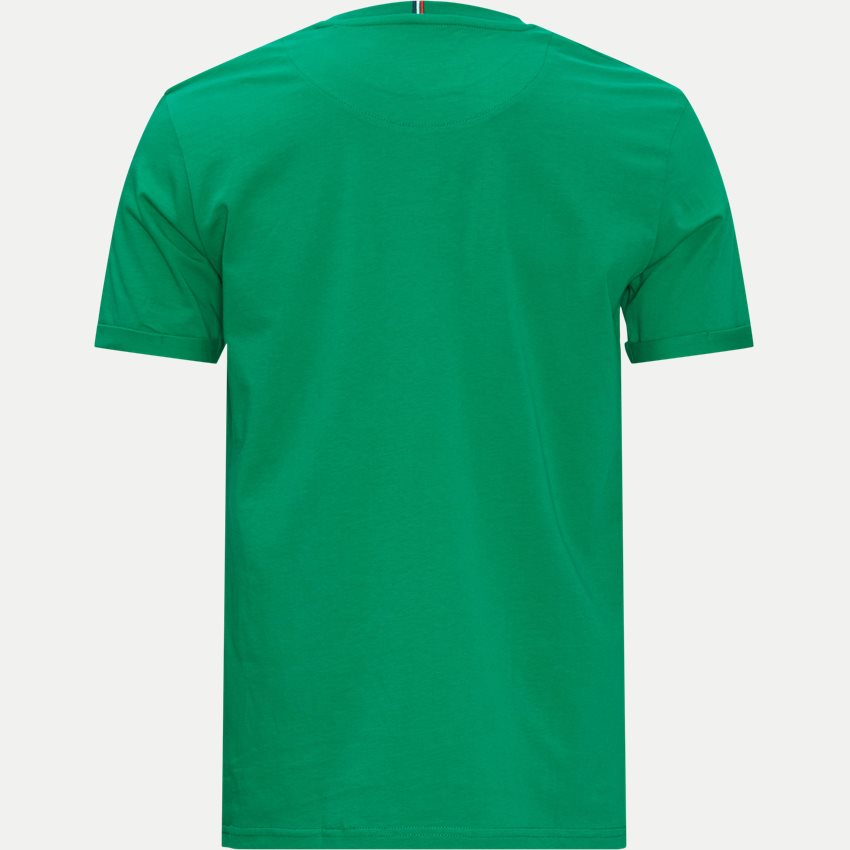 Les Deux T-shirts NØRREGAARD T-SHIRT LDM101008 SPORTS GREEN/ORANGE